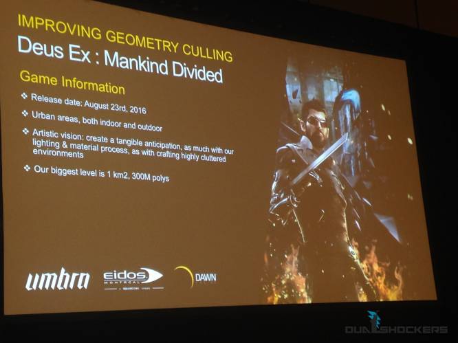 Deus Ex: Mankind Divided - Движок Deus Ex: Mankind Divided обладает множеством технологий, самая большая карта занимает один квадратный километр - screenshot 5
