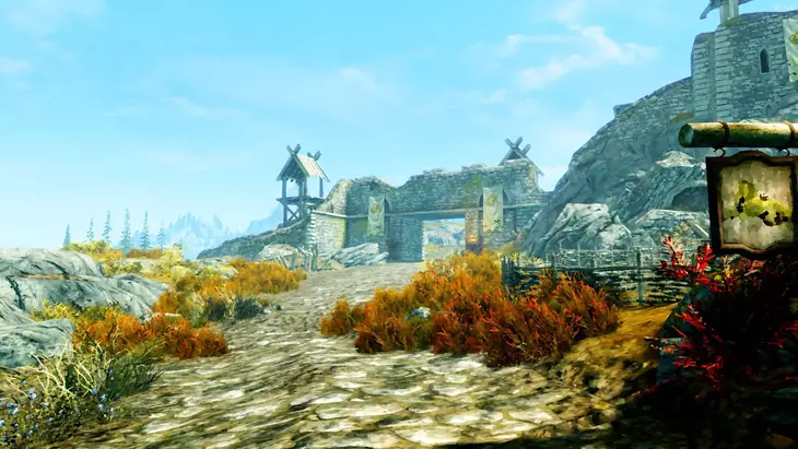 Мод превращает TES V: Skyrim в живую картину