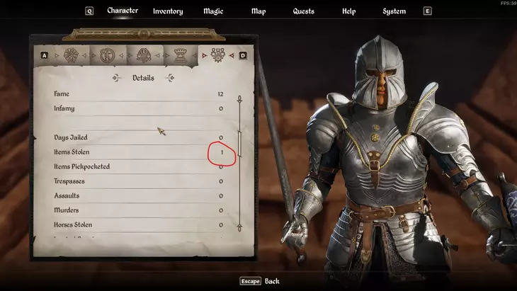 Игрок завершил прохождение ремастера TES IV: Oblivion «не нападая на невинных и почти ничего не украв»