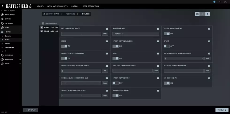 Сервера Portal в Battlefield 6 будут постоянными и всегда видны в браузере