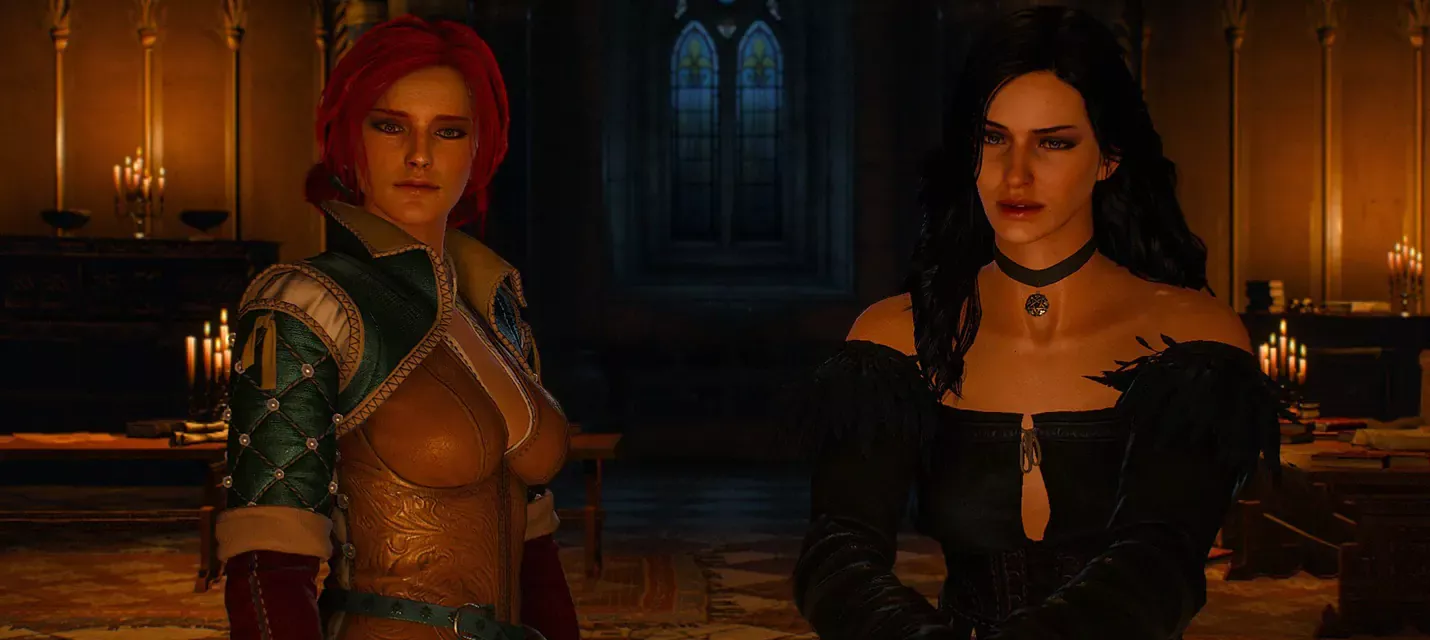 Выбор между Йеннифэр и Трисс в...