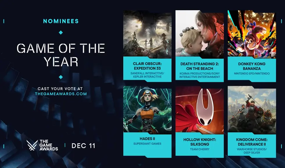 Организаторы The Game Awards объявила шорт-лист на «Игру года»