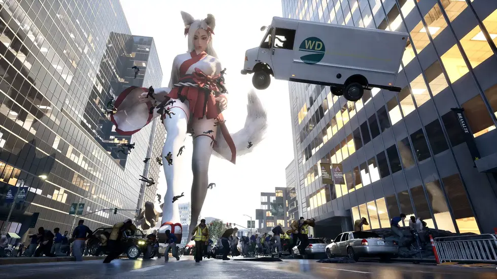 В раннем доступе вышла Giantess Playground — игры про нашествие гигантской девушки