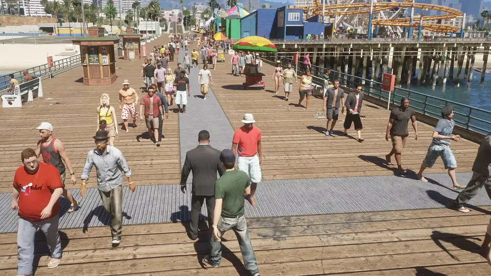 В Grand Theft Auto V наполнили улицы толпами пешеходов