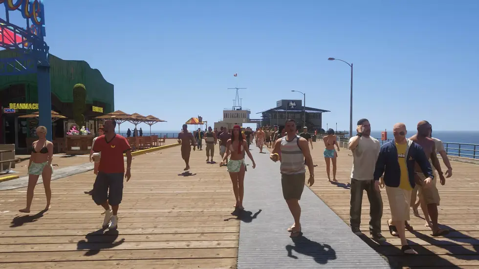В Grand Theft Auto V наполнили улицы толпами пешеходов