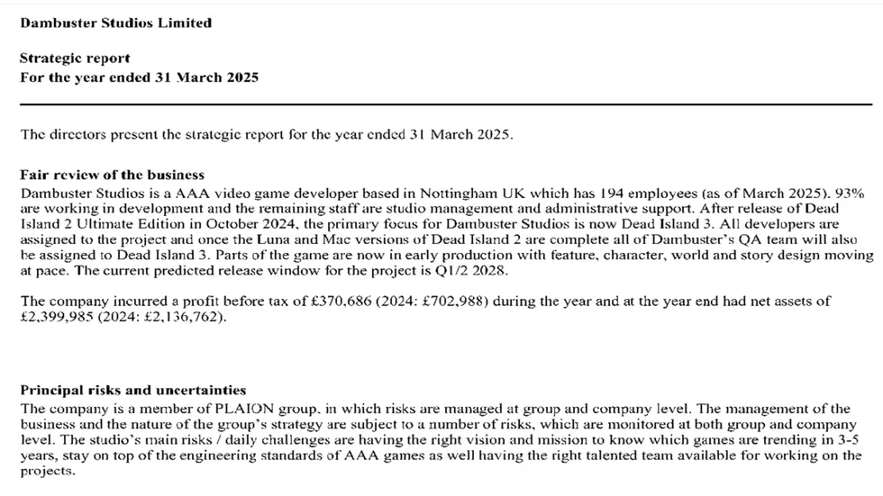 Dead Island 3 выйдет в первой половине 2028 года
