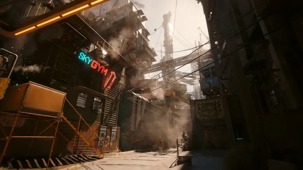 На самом деле в Cyberpunk 2077 нет лифтов, скрывающих подзагрузки