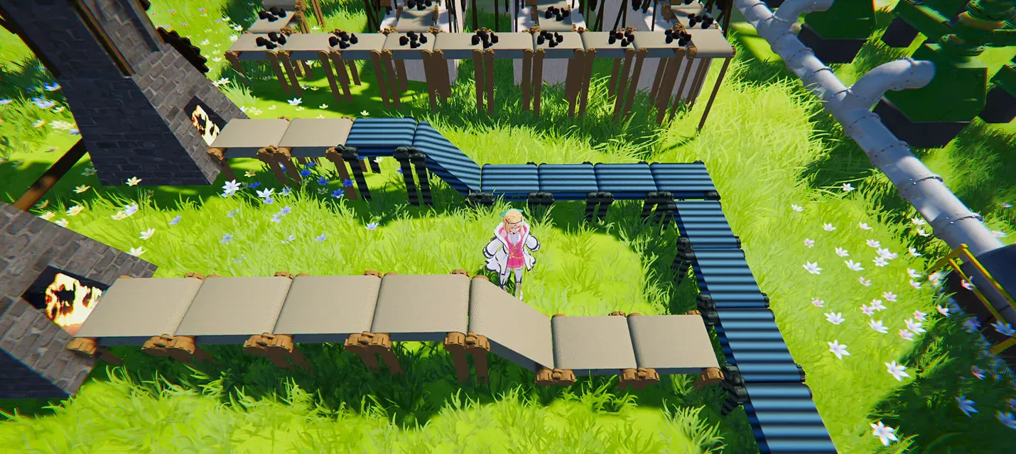 Аниме-RPG с конвейерами и шест...