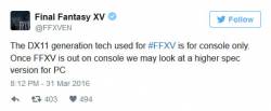 Final Fantasy XV - Square Enix может заняться более качественной версией Final Fantasy XV для PC, после релиза на консолях - screenshot 1
