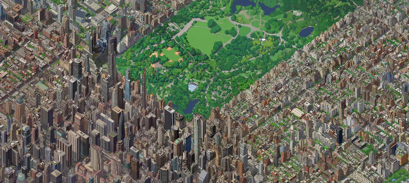 Инженер воссоздал весь Нью-Йор...