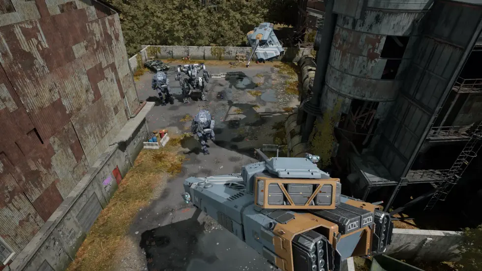 В разработке варгейм-песочница Core of War с мехами, техникой и морскими сражениями