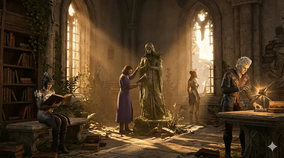 Для спутников в Baldur’s Gate 3 добавили динамическую систему поведения вне сражений