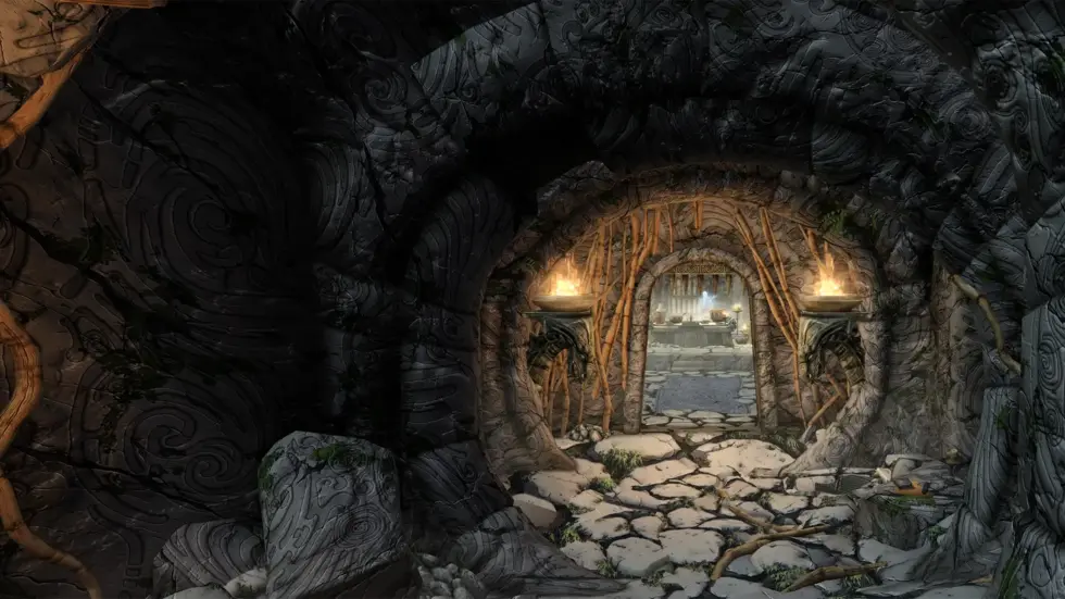 Для Skyrim вышел мод A Ghibli Skyrim: Dungeons and Forts — подземелья и крепости в стиле Studio Ghibli