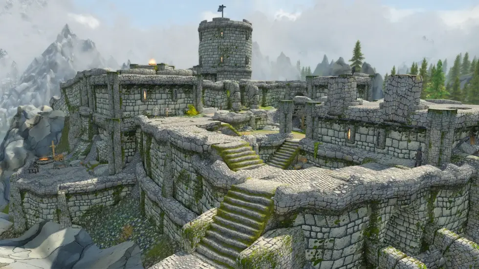 Для Skyrim вышел мод A Ghibli Skyrim: Dungeons and Forts — подземелья и крепости в стиле Studio Ghibli