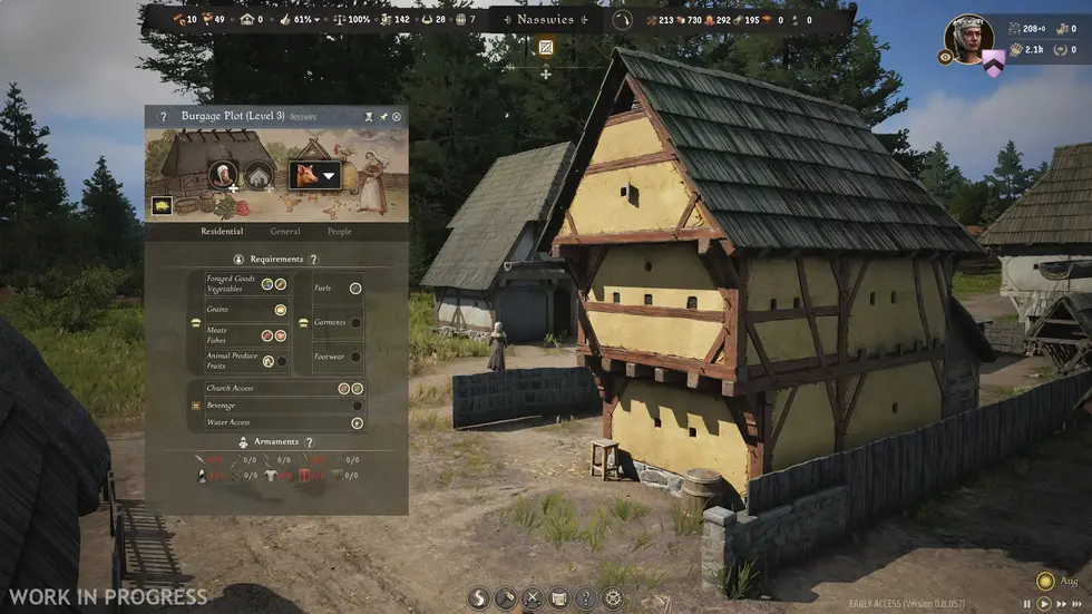 Manor Lords получит крупное обновление — добавят новую карту и улучшат оптимизацию