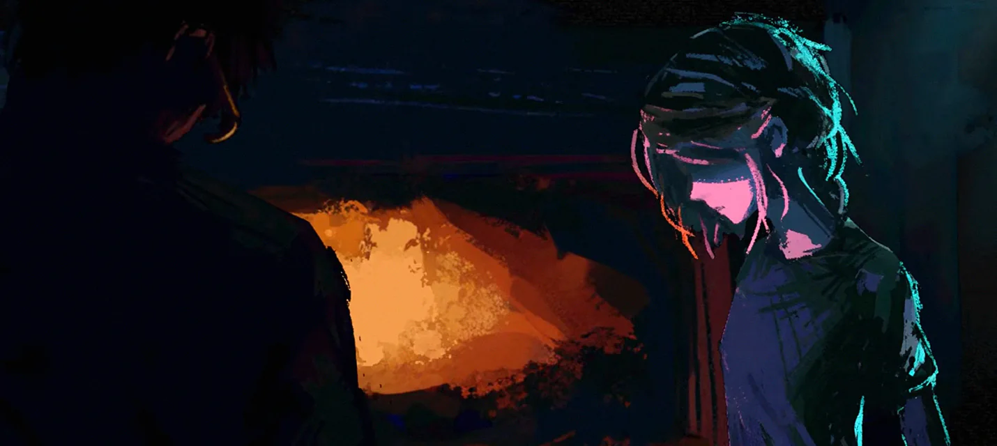 Рисованная визуальная новелла ...