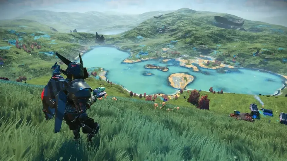 В No Man's Sky нашли планету, похожую на сурвайвал-песочницу Light No Fire — следующую игру Hello Games