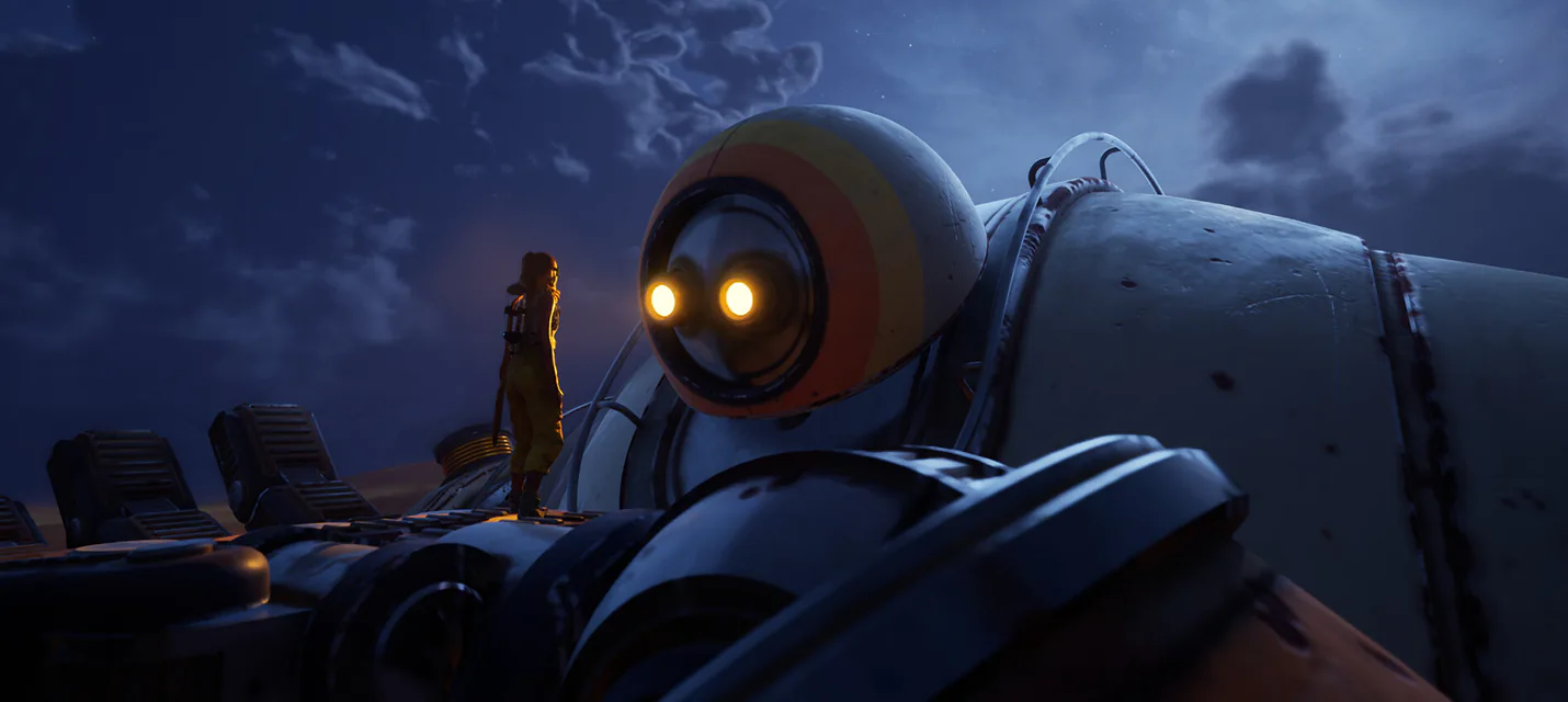 Разработчики приключенческого сурвайвала в тени гигантского робота Hello Sunshine показали геймплей