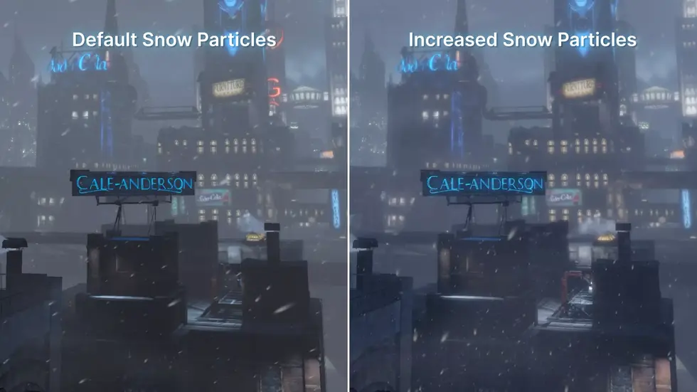 Batman: Arkham Origins получил графический мод с улучшенным снегом и освещением