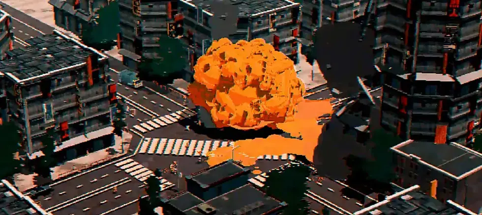 ROLLA получила первый трейлер — аркада про разрушение городов и монстра