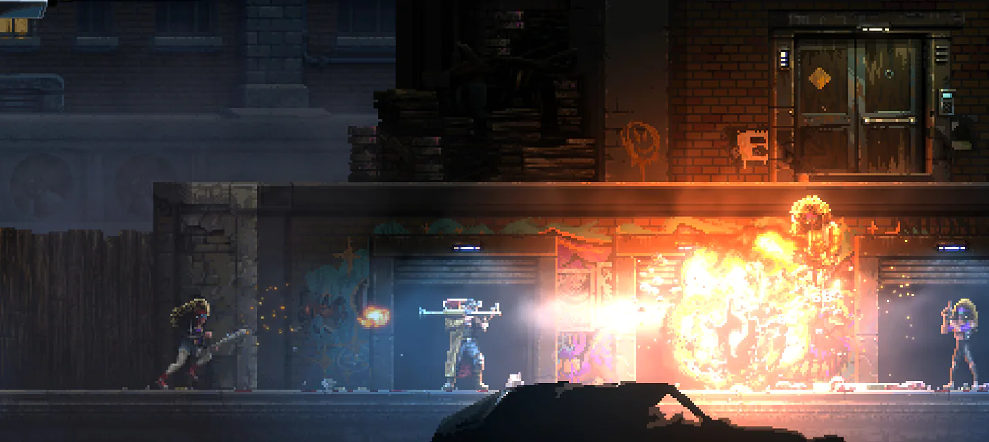 «Роуглайт-приквел» Huntdown: Overtime выйдет в раннем доступе 7 мая