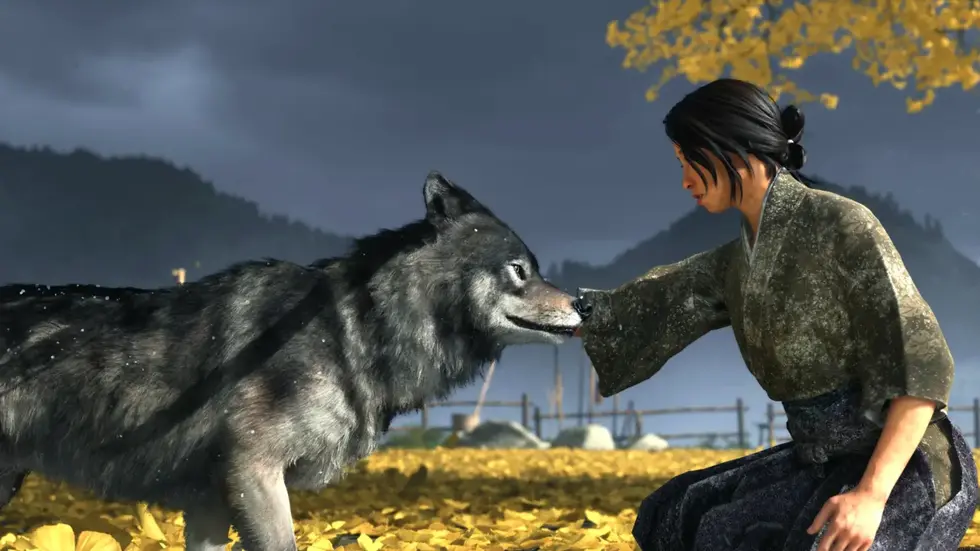Актриса Ghost of Yotei рассказала, как снимали сцену с поглаживанием волка