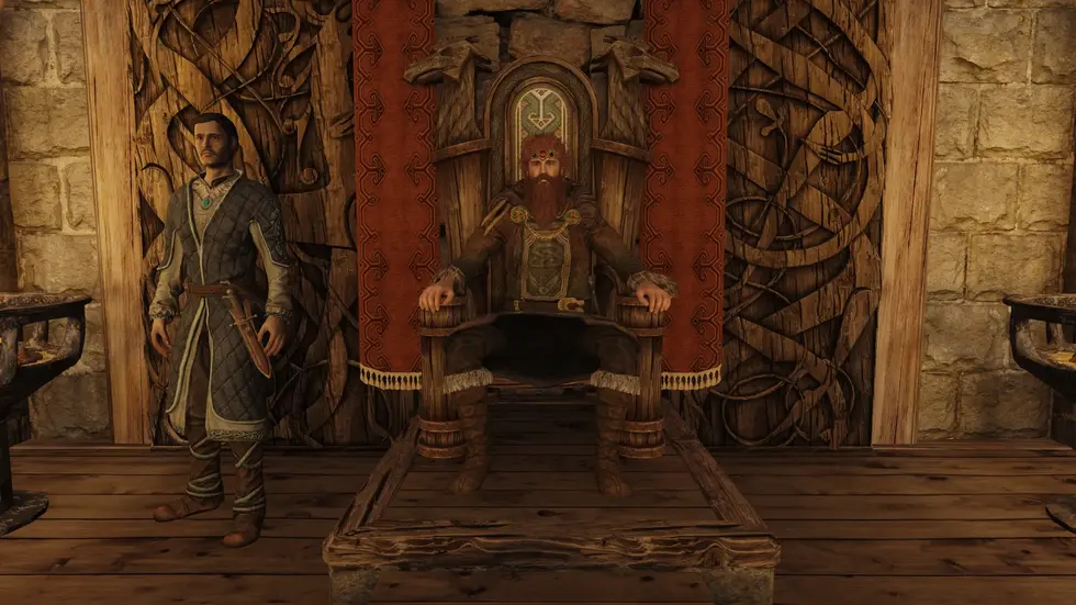Мод для TES V: Skyrim добавил ярлам уникальные позы на тронах