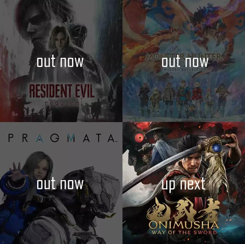 Capcom намекнула на ещё один релиз в 2026 году после серии успешных запусков