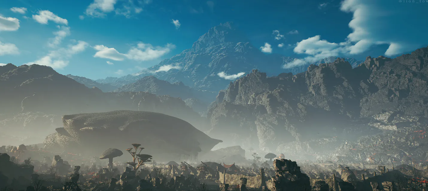 Видео: Альд'рун из Morrowind на Unreal Engine 5 в реалистичном масштабе