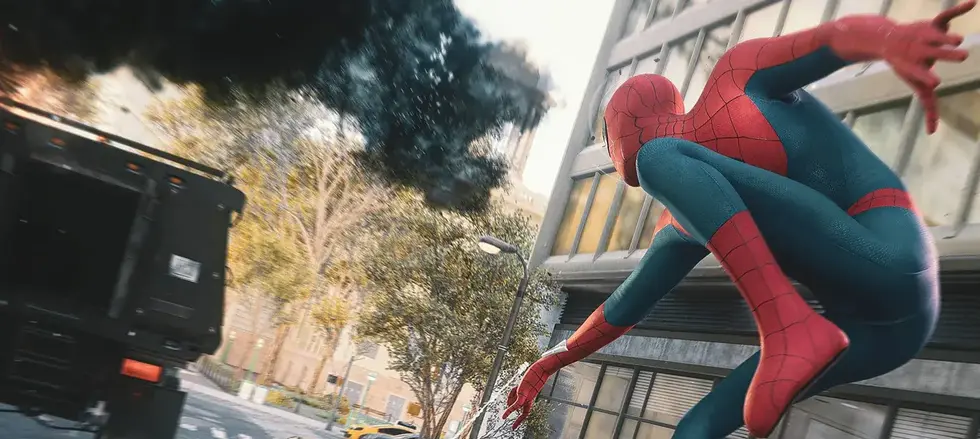 Marvel выпустила закулисное видео со взрывной вступительной сценой фильма «Человек-паук: Новый день»