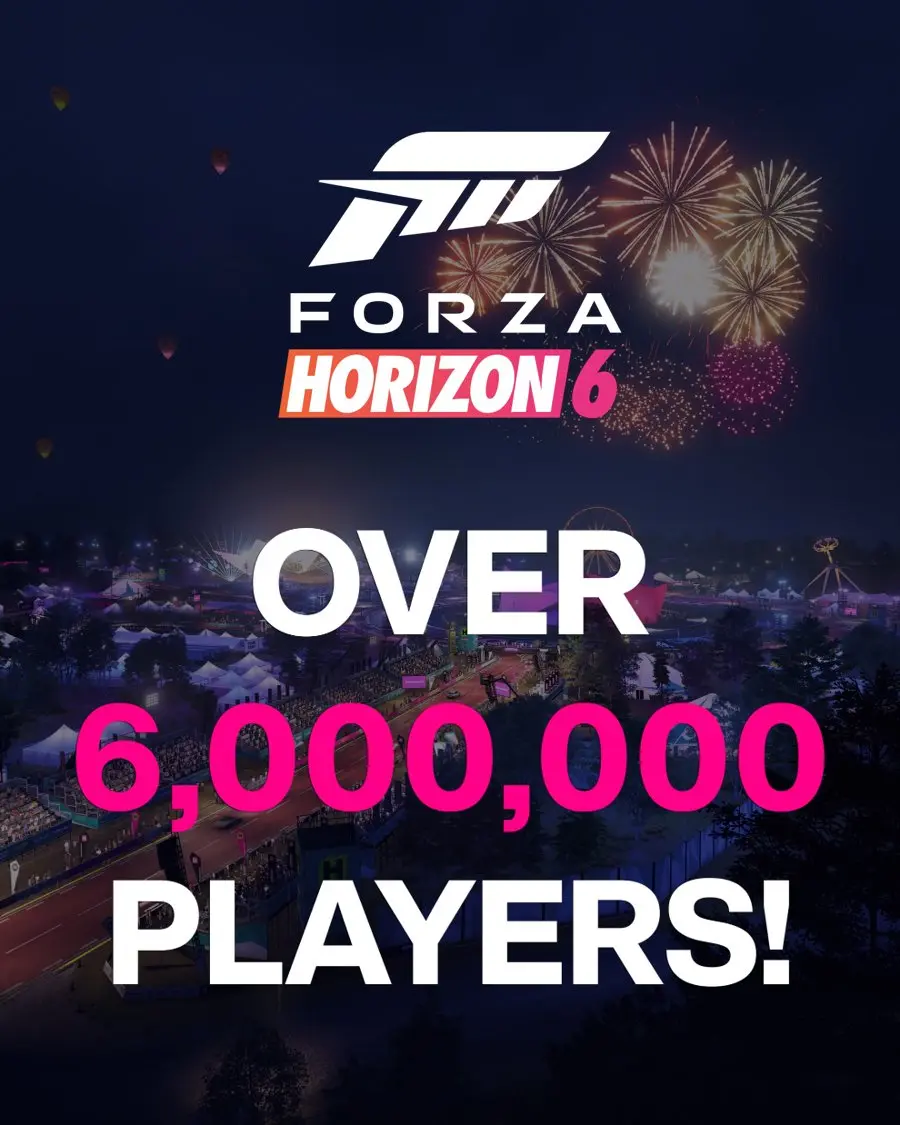 Forza Horizon 6 преодолела отметку в 6 миллионов игроков