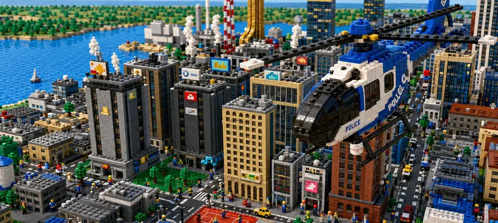 Кажется, в разработке LEGO Skylines — спин-офф градостроительного симулятора