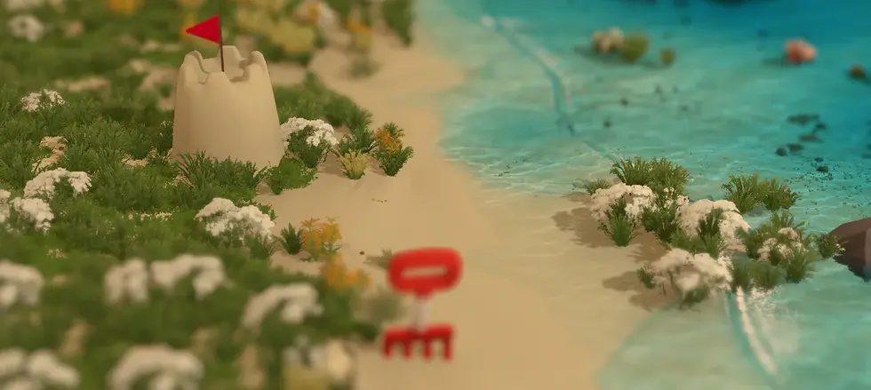 Sandcastle — симулятор строительства песочных замков с физикой песка и воды
