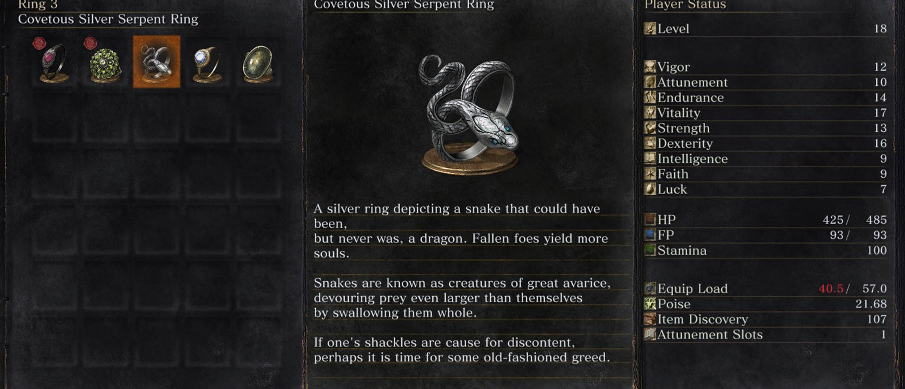 Изображение к Гайд Dark Souls 3 - Где найти Кольцо с серебряным змеем - уникальный предмет