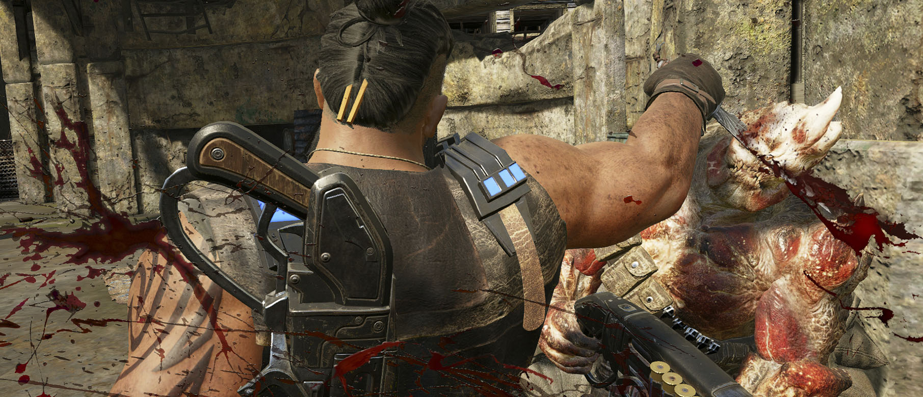 Изображение к 8 новых скриншотов из беты Gears of War 4 и куча геймплея