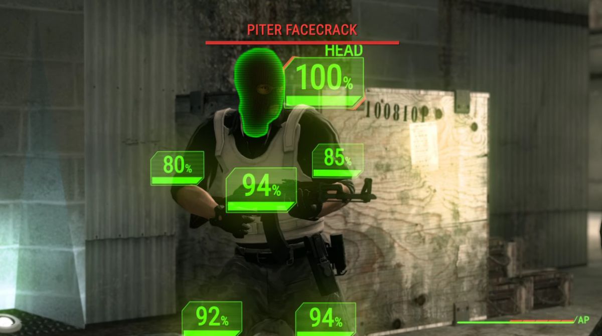 Изображение к Как бы выглядел CS: GO вместе с Fallout V.A.T.S.