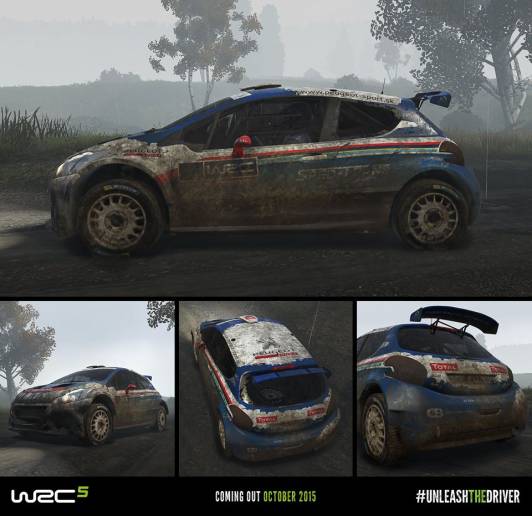 PC - Демонстрация динамических эффектов грязи в WRC 5 - screenshot 1