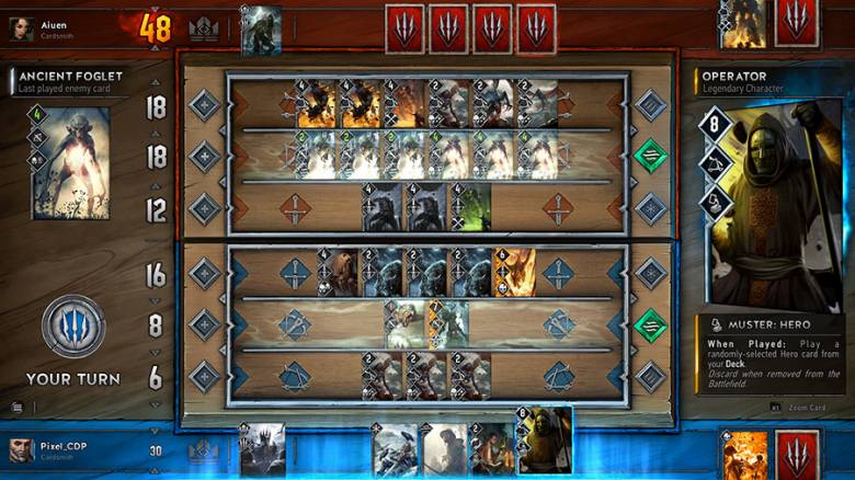 Gwent The Witcher Card - Анонс Gwent: The Witcher Card Game - трейлер и скриншоты - screenshot 2