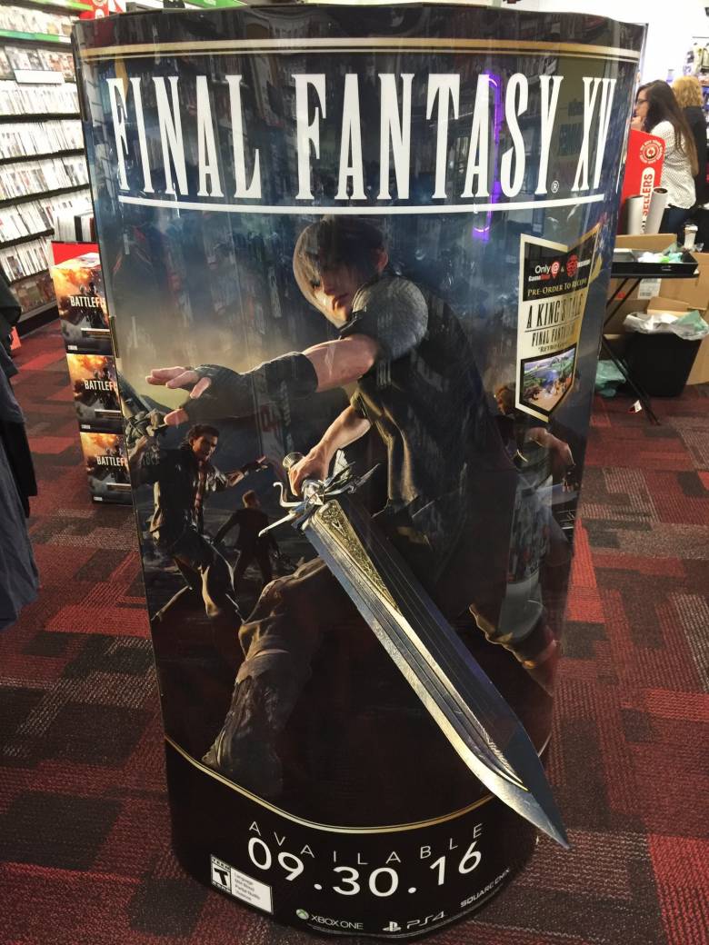 Final Fantasy XV - GameStop: Подтверждение переноса даты релиза Final Fantasy XV - screenshot 2