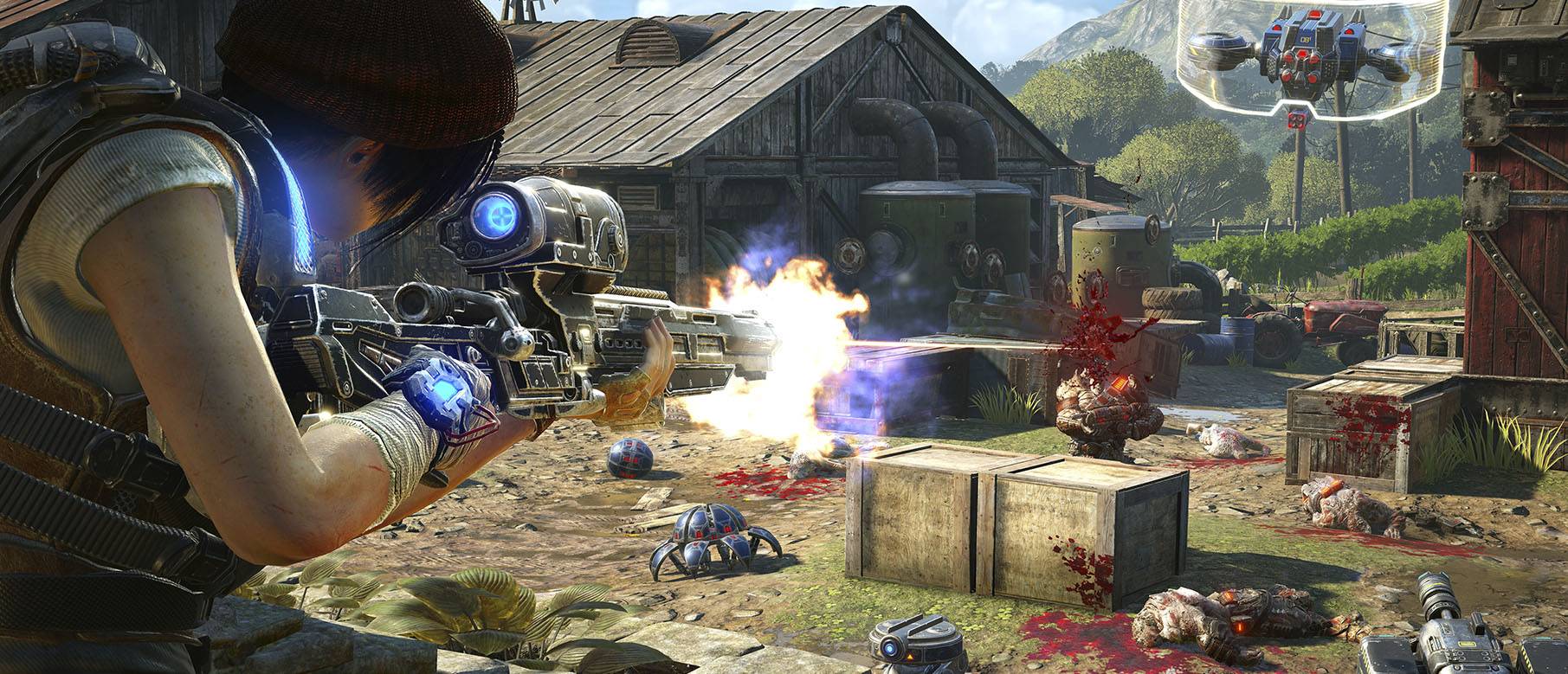 Изображение к 24 минуты геймплея Gears of War 4 в режиме Орда