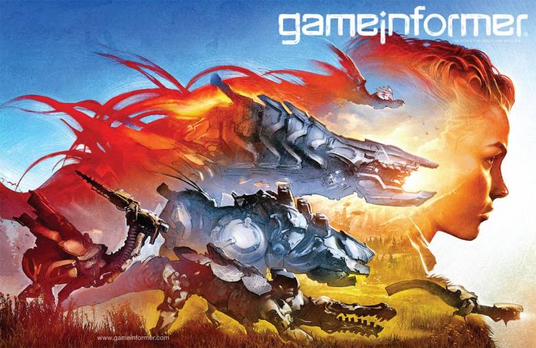 Guerrilla Games - Октябрьская обложка GameInformer - Horizon: Zero Dawn - screenshot 1