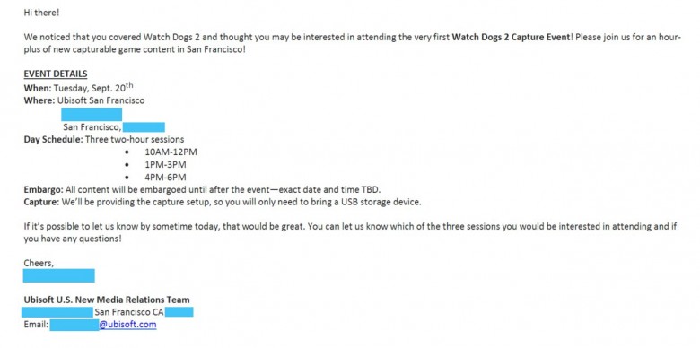 Watch Dogs 2 - Сегодня состоится специальный эвент посвященный Watch Dogs 2, но вы ничего не увидите - screenshot 1