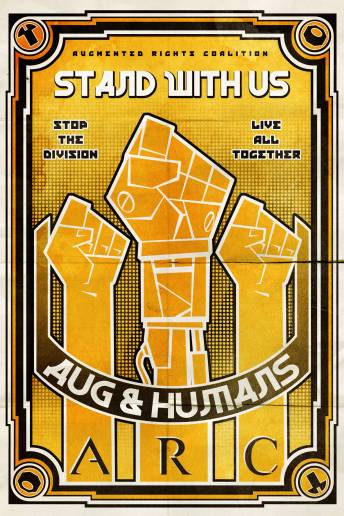 PC - Агитационные плакаты Deus Ex: Mankind Divided - screenshot 3