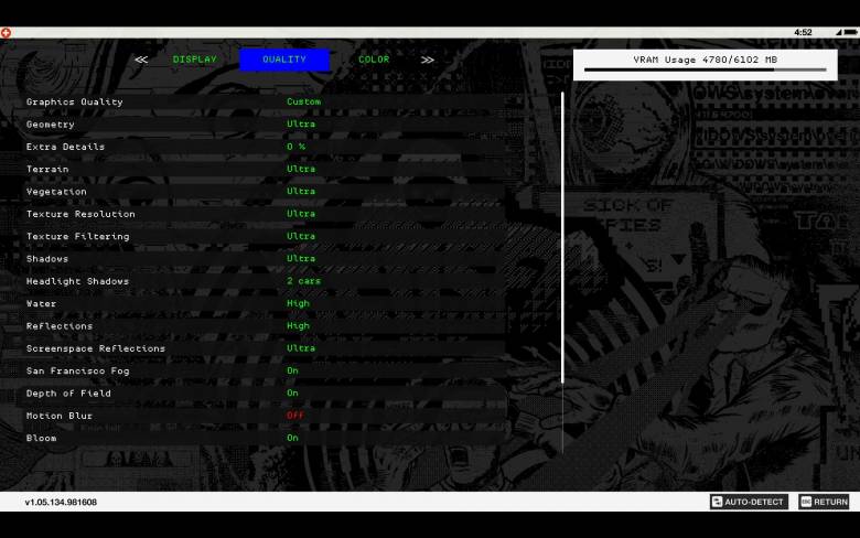 Watch Dogs 2 - Скриншоты графических настроек PC-версии Watch Dogs 2 - screenshot 2