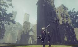 Platinum Games - Новые шоты NieR: Automata - новый район, новое оружие и меч из Final Fantasy XV - screenshot 8