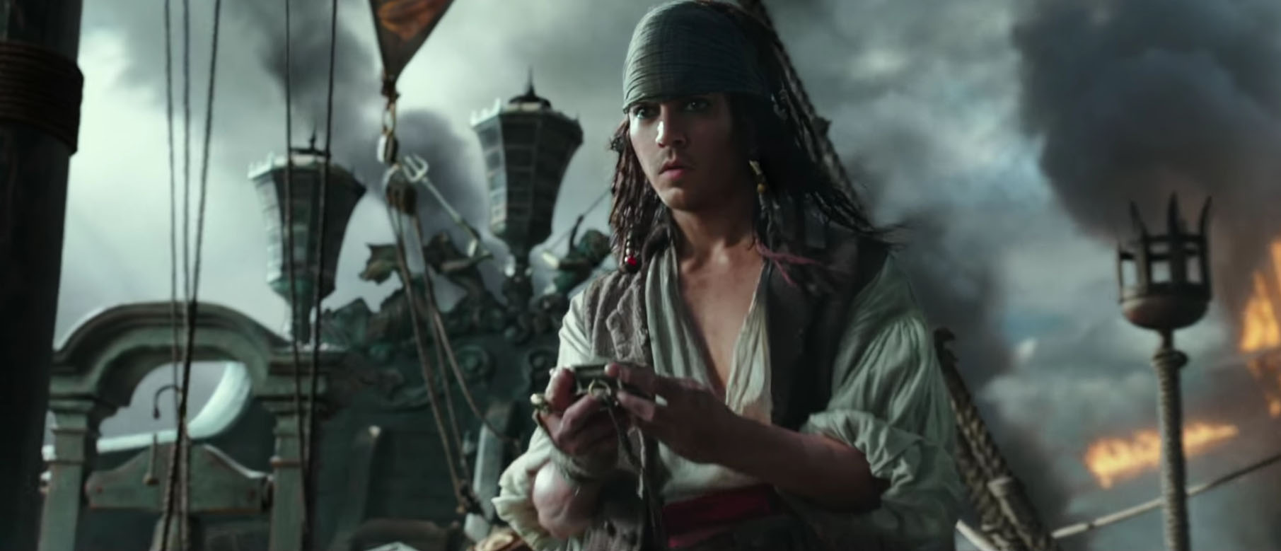 Еще молодой Джек Воробей в новом трейлере Pirates of the Caribbean: Dead  Men Tell No Tales — Rampaga