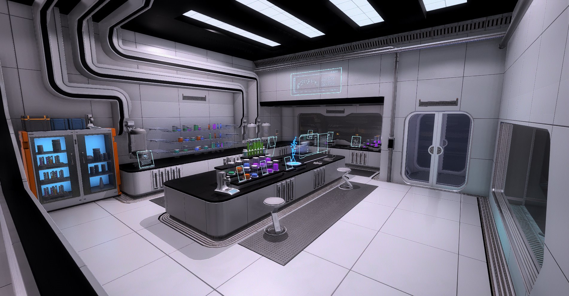The furthest station. Sci Fi кухня. Кухня в стиле космического корабля. Интерьер космической станции. Столовая на космическом корабле.