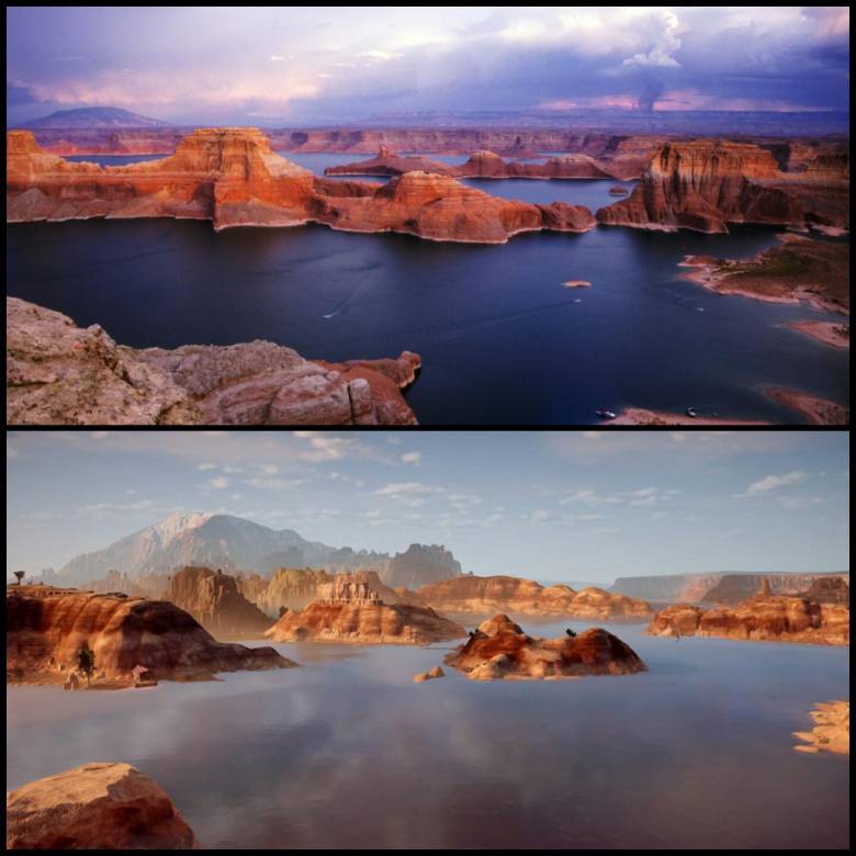 Sony - Сравнение реально существующих мест c их виртуальными копиями в Horizon: Zero Dawn - screenshot 4