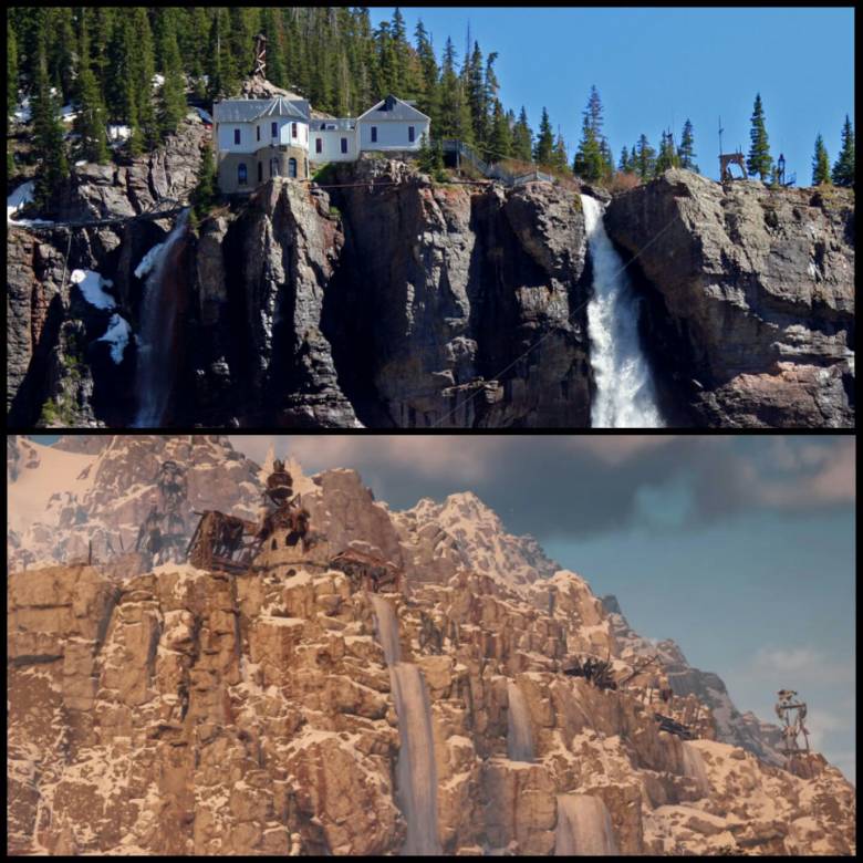 Sony - Сравнение реально существующих мест c их виртуальными копиями в Horizon: Zero Dawn - screenshot 3