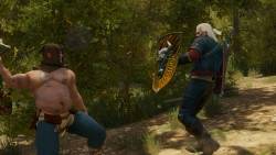 The Witcher 3: Wild Hunt - С помощью этого мода вы сможете вооружить Геральта щитом в The Witcher 3 - screenshot 6